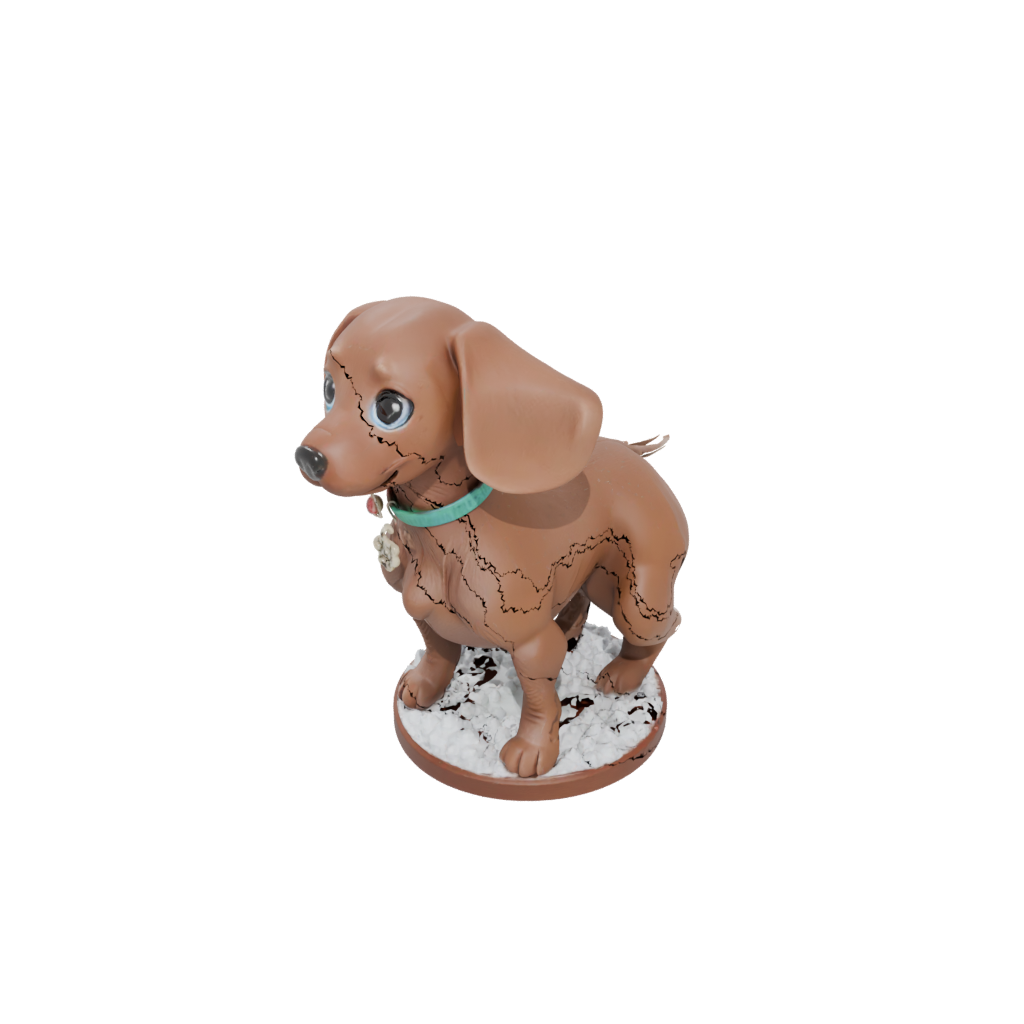 Holiday Kawaii Flexi Dachshund Dog