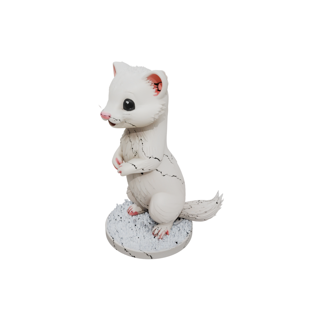 Holiday Kawaii Flexi Ferret
