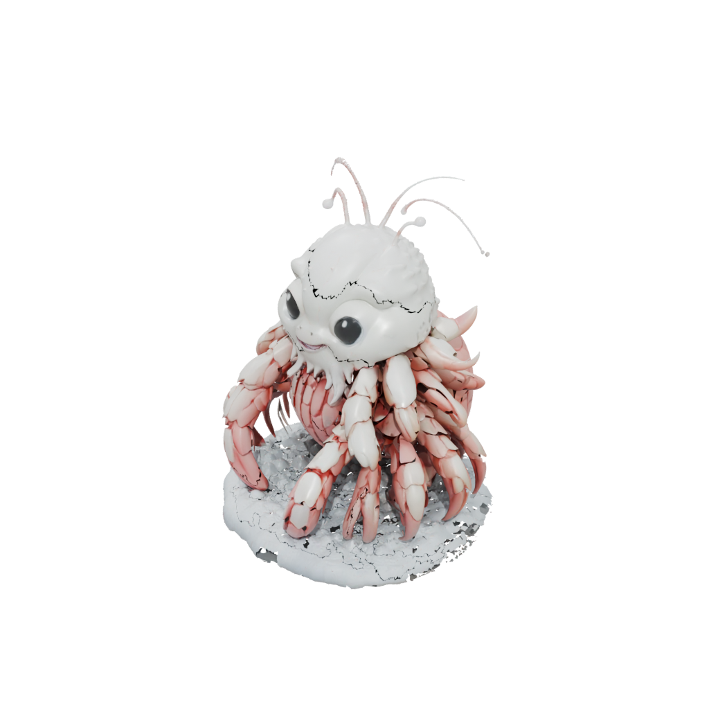 Holiday Kawaii Flexi Hermit Crab