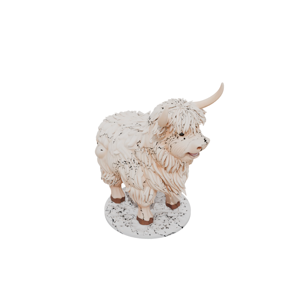 Holiday Kawaii Flexi Highland Cow