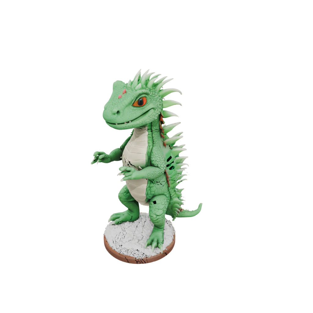 Holiday Kawaii Flexi Iguana