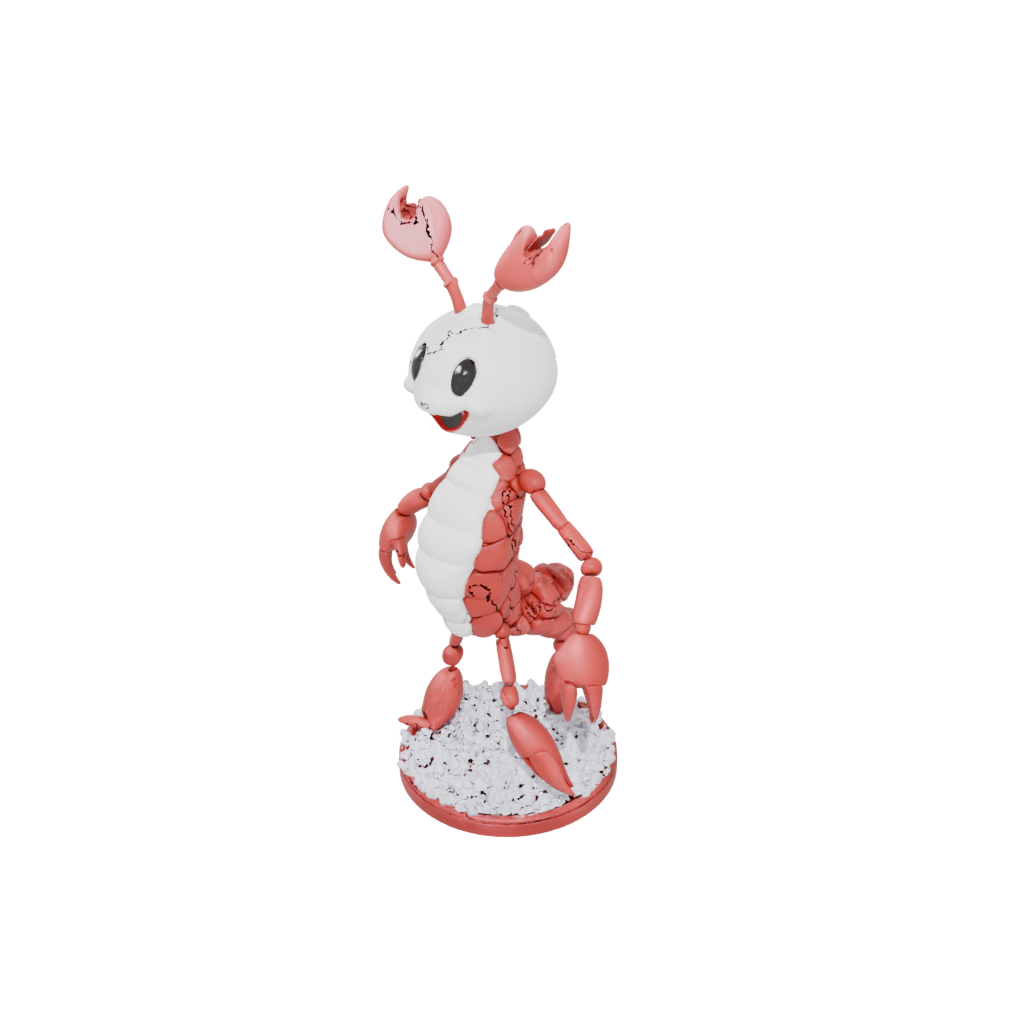 Holiday Kawaii Flexi Lobster