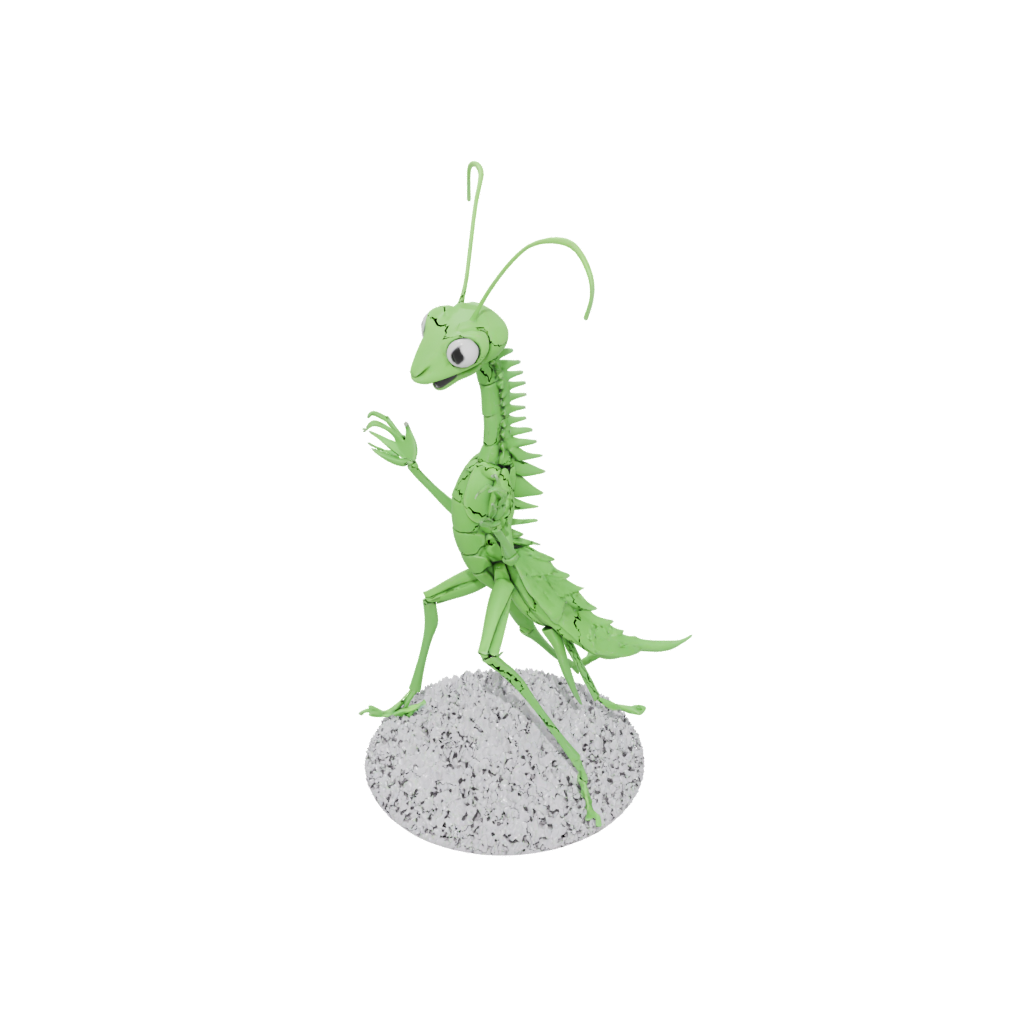 Holiday Kawaii Flexi Praying Mantis