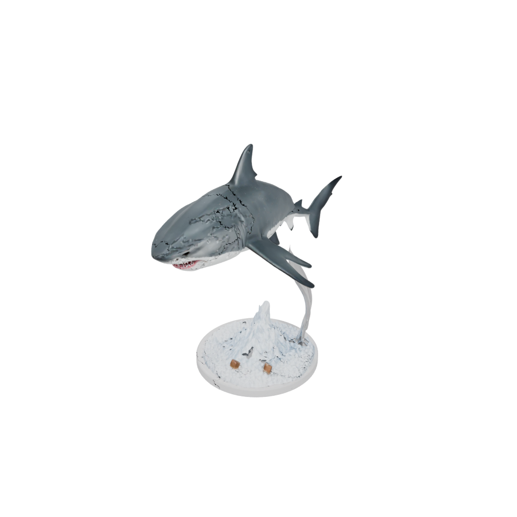 Holiday Realistic Flexi Great White Shark