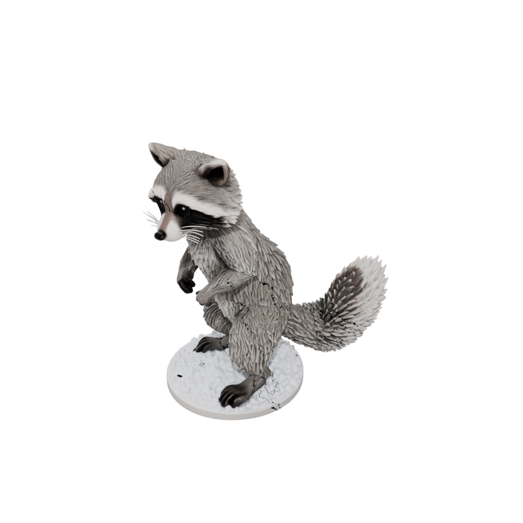 Holiday Realistic Flexi Raccoon