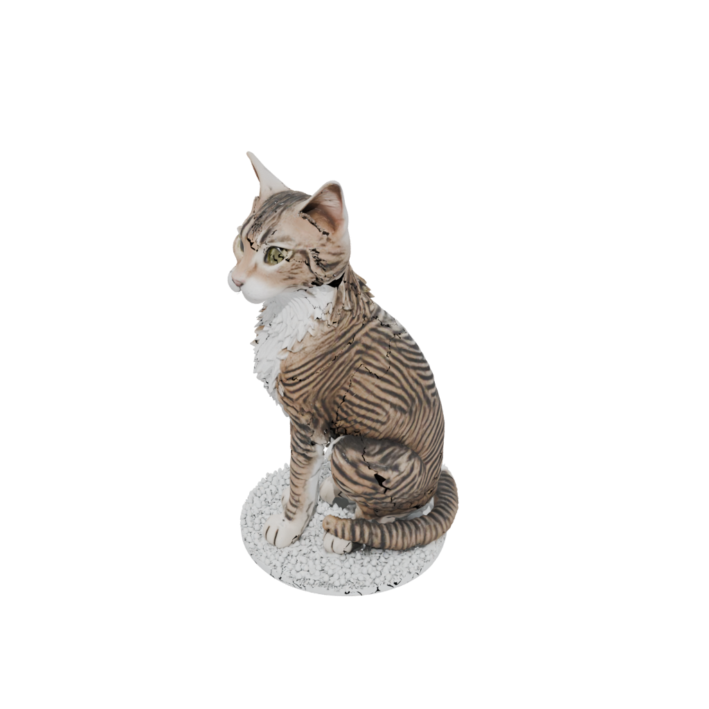 Holiday Realistic Flexi Tabby Cat