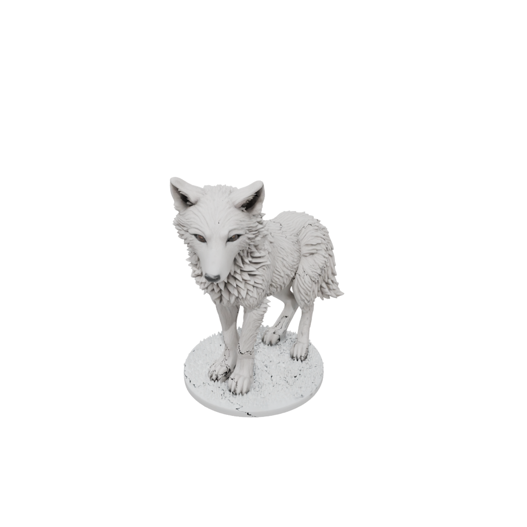 Holiday Realistic Flexi Wolf Pup