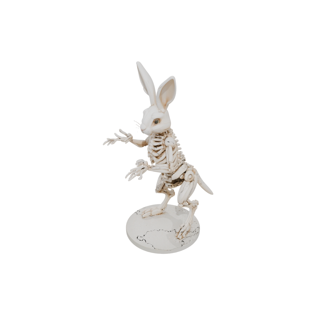 Holiday Skeleton Flexi Bunny Rabbit