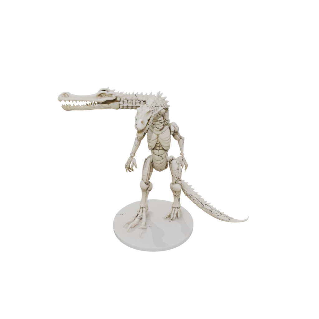 Holiday Skeleton Flexi Crocodile