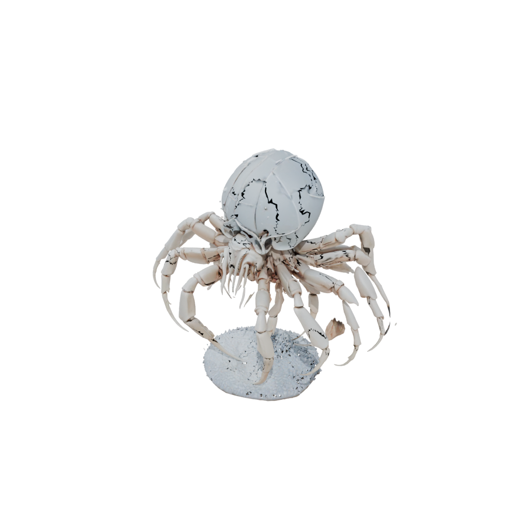 Holiday Skeleton Flexi Hermit Crab