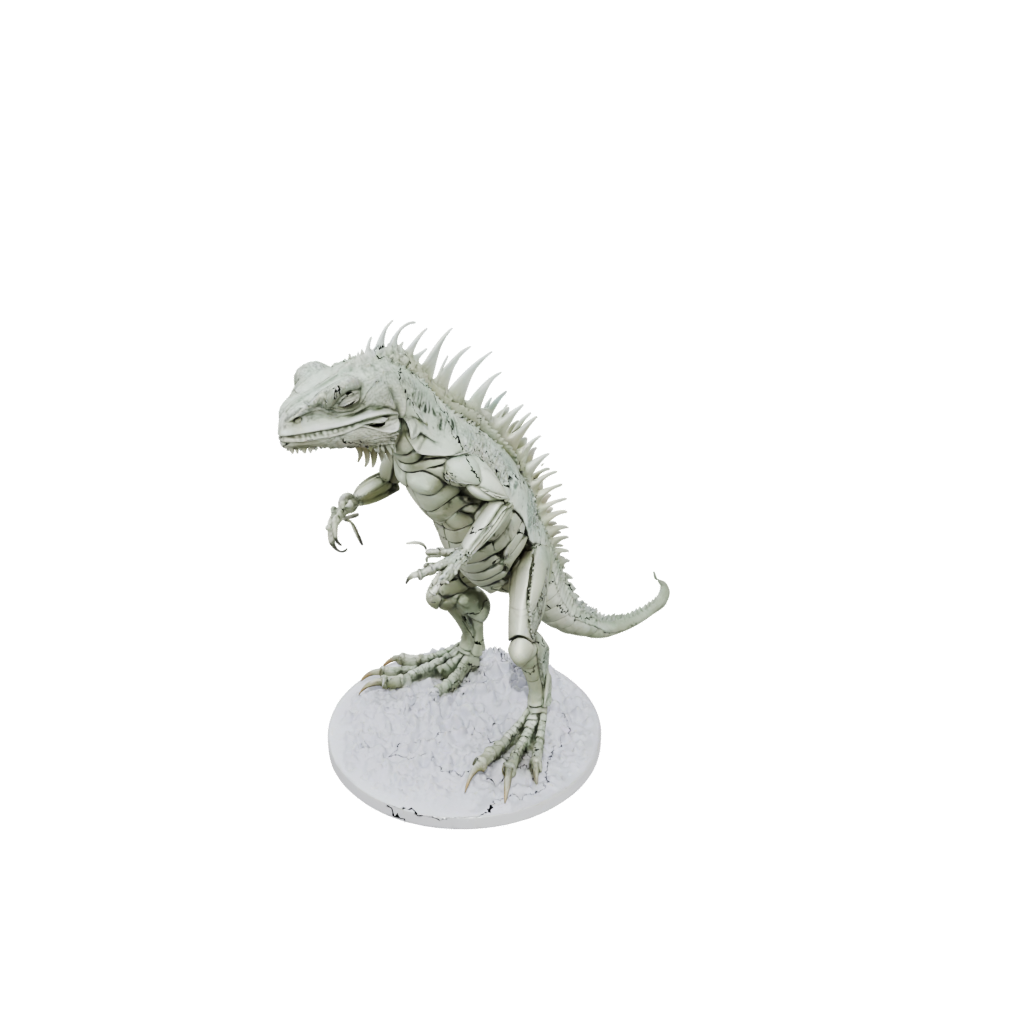 Holiday Skeleton Flexi Iguana