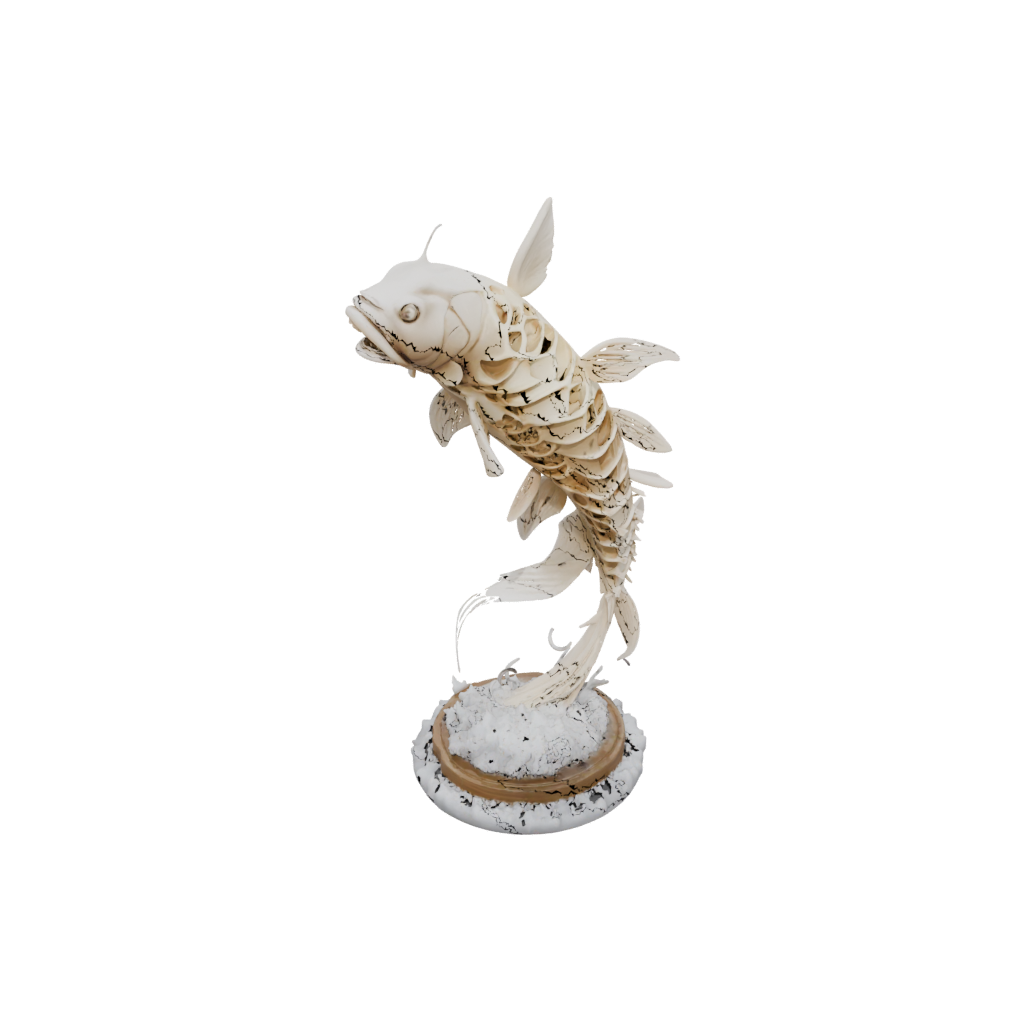 Holiday Skeleton Flexi Koi Fish