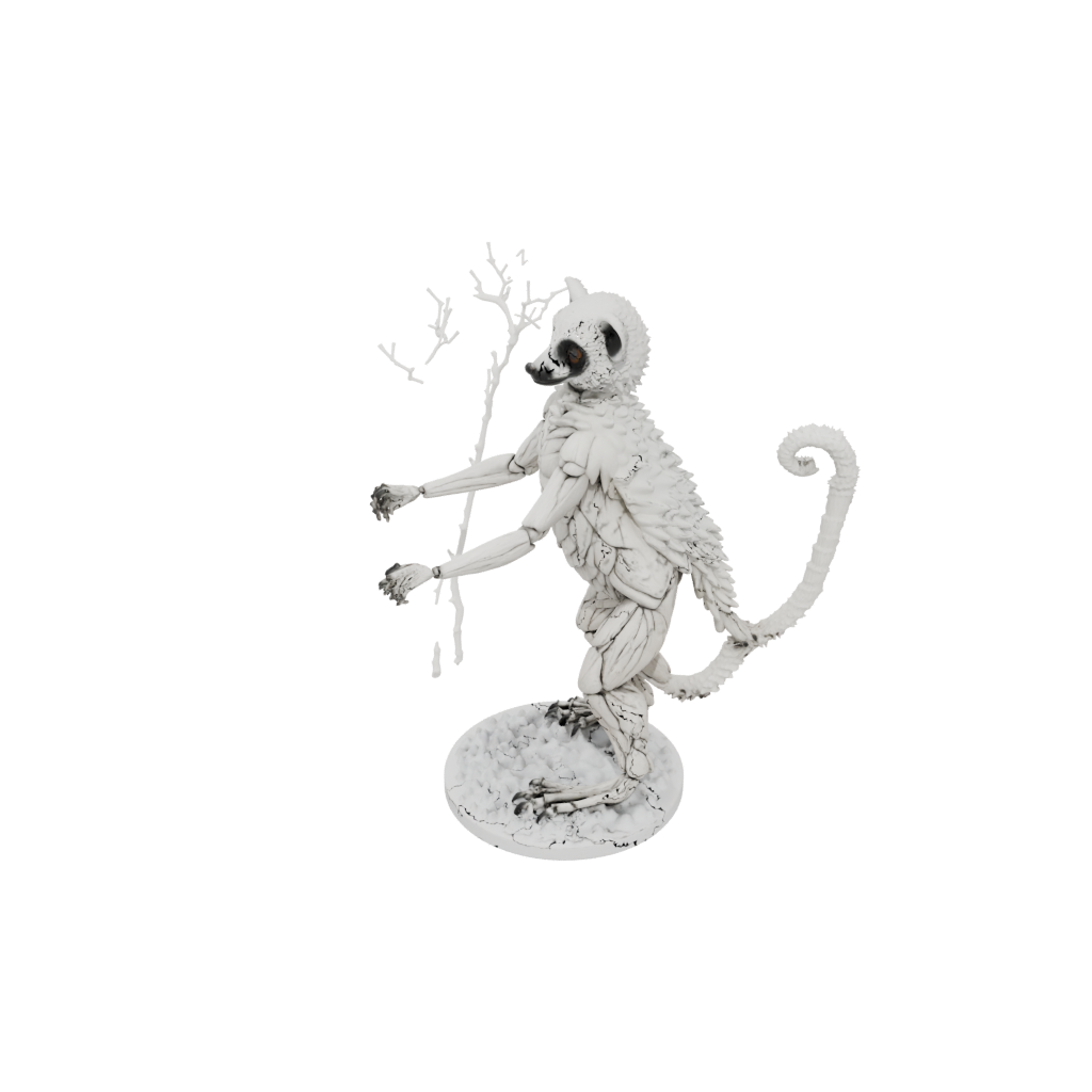 Holiday Skeleton Flexi Lemur