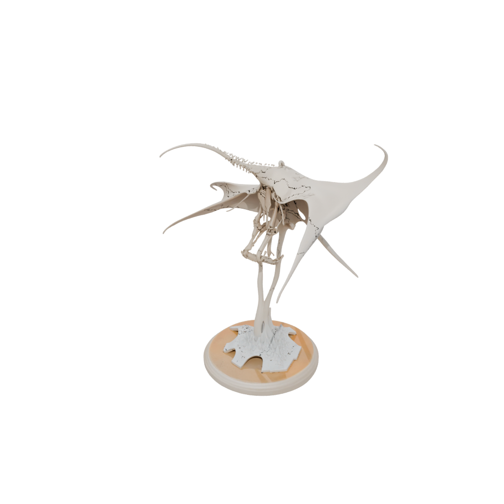 Holiday Skeleton Flexi Manta Ray