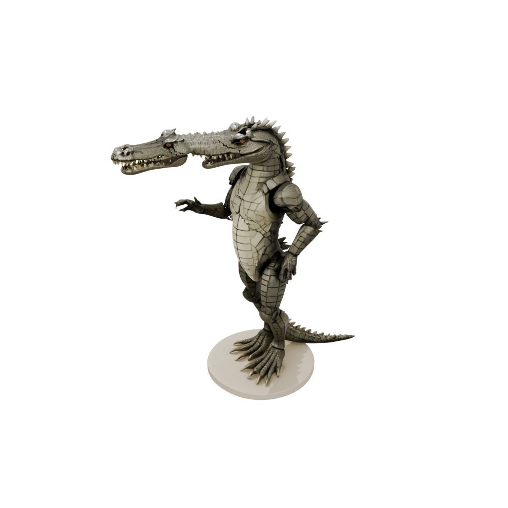 Jumbo Armored Flexi Crocodile