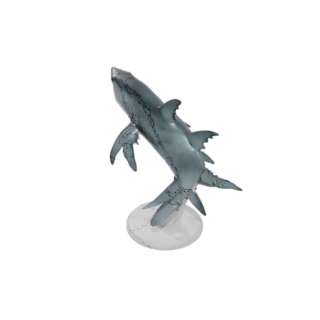 Jumbo Armored Flexi Great White Shark