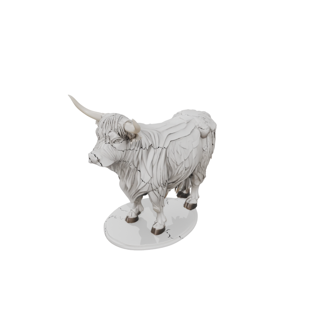 Jumbo Armored Flexi Highland Cow
