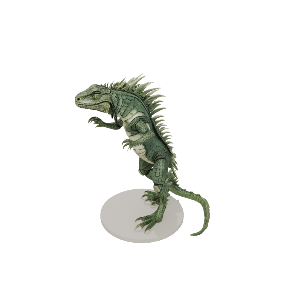 Jumbo Armored Flexi Iguana