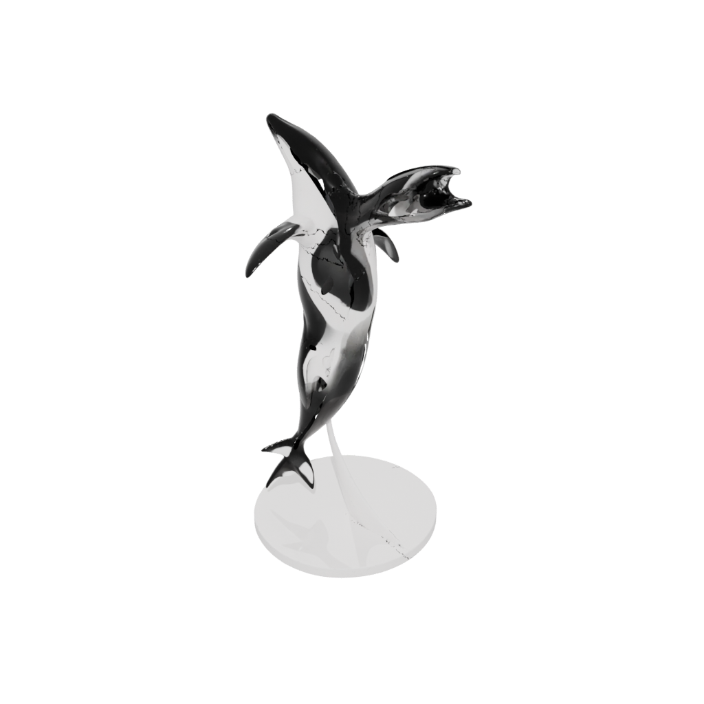 Jumbo Armored Flexi Orca Whale