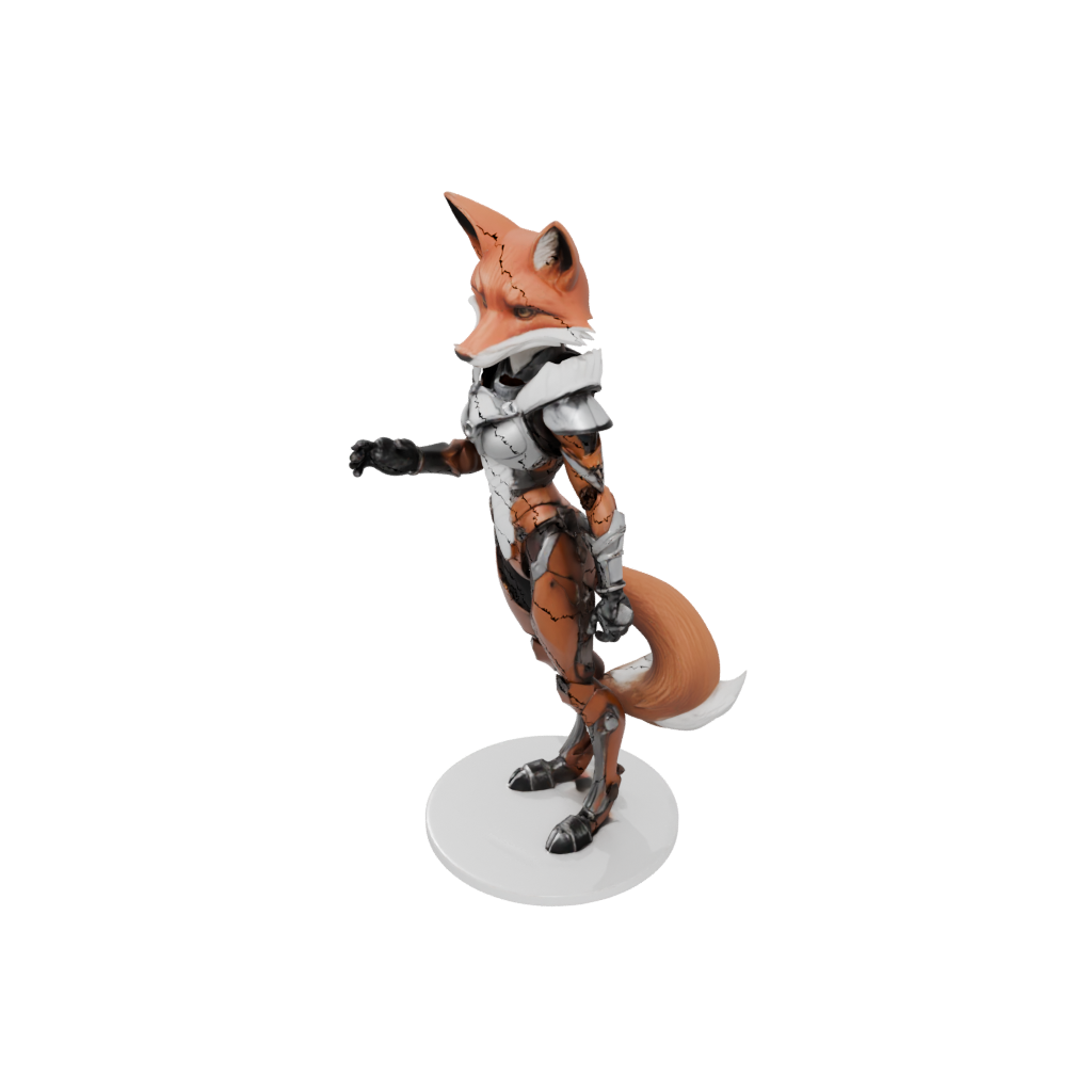 Jumbo Armored Flexi Red Fox