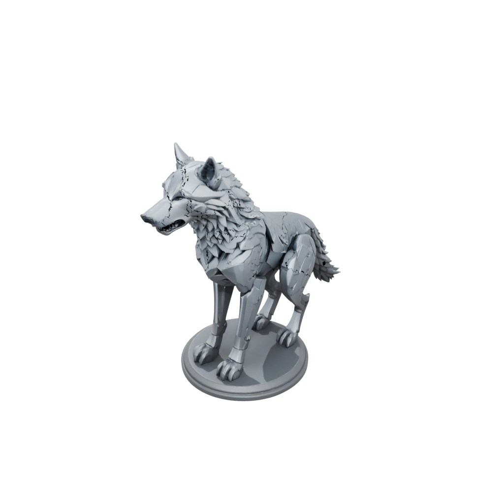 Jumbo Armored Flexi Wolf Pup