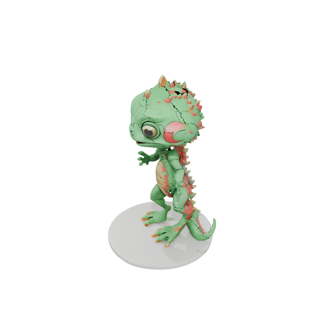 Jumbo Chibi Flexi Chameleon