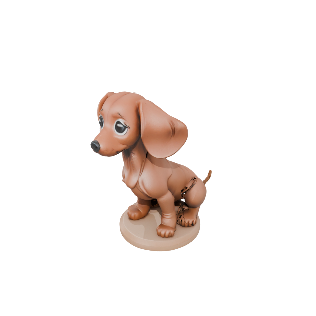 Jumbo Chibi Flexi Dachshund Dog