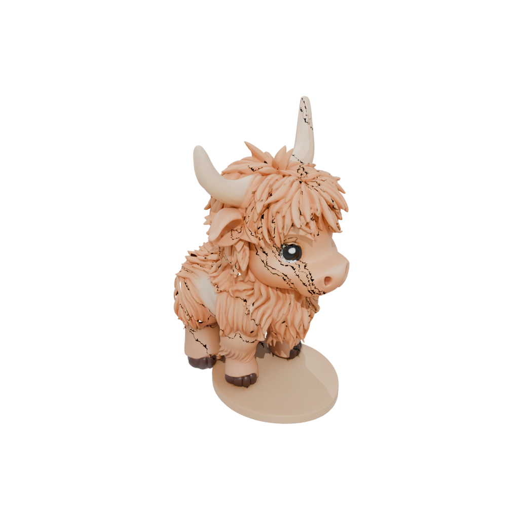 Jumbo Chibi Flexi Highland Cow