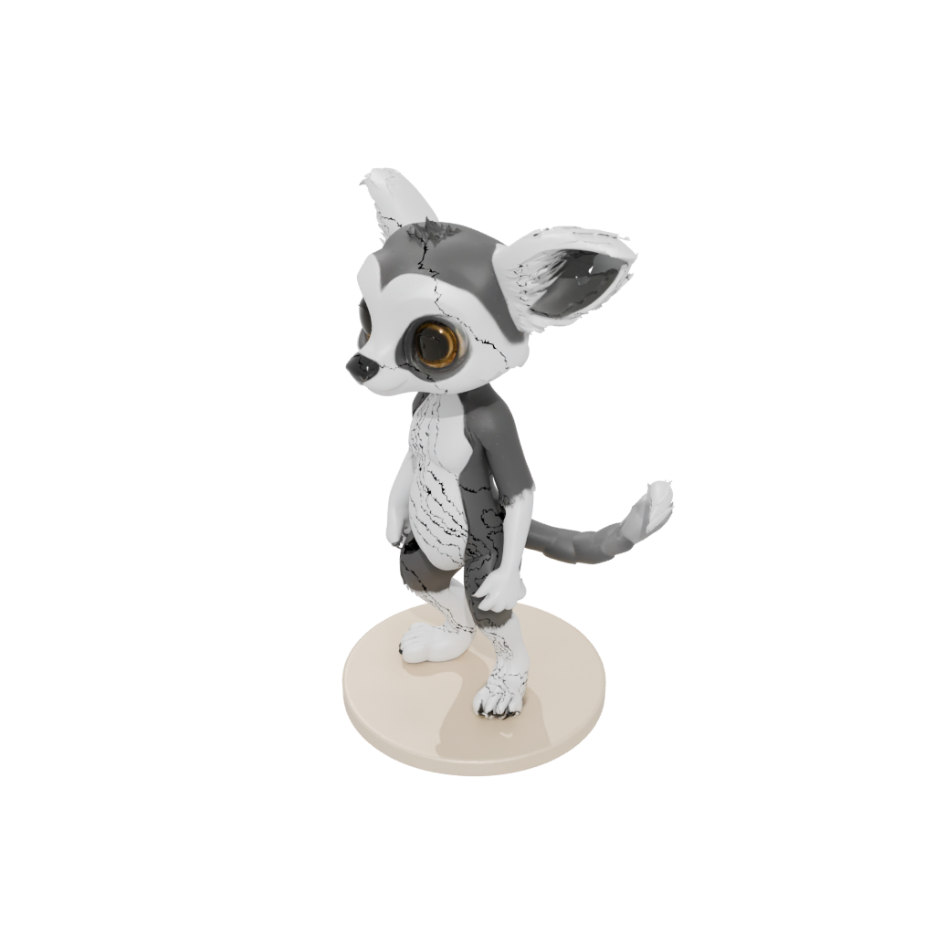 Jumbo Chibi Flexi Lemur