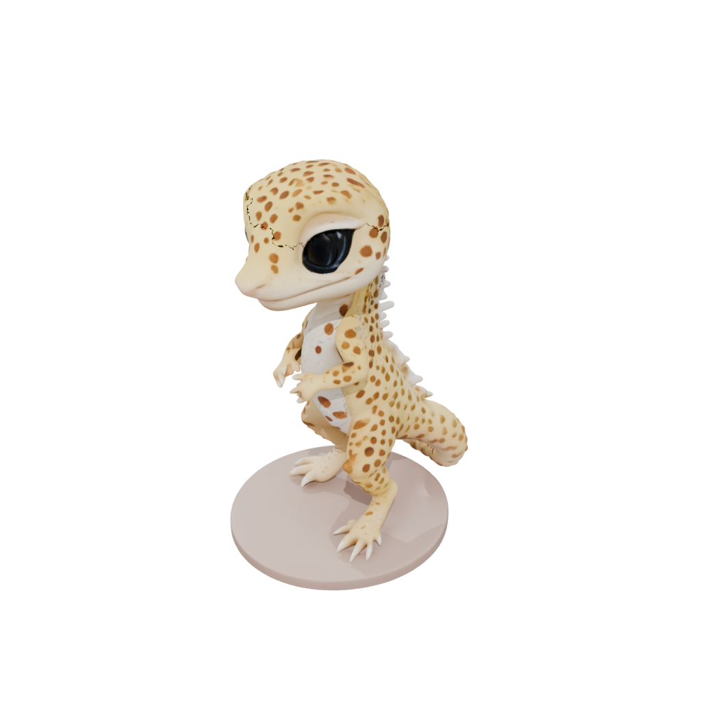 Jumbo Chibi Flexi Leopard Gecko