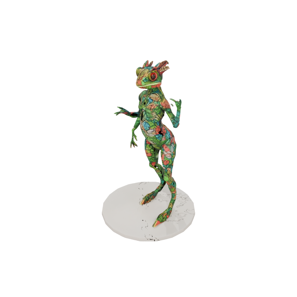 Jumbo Floral Flexi Chameleon