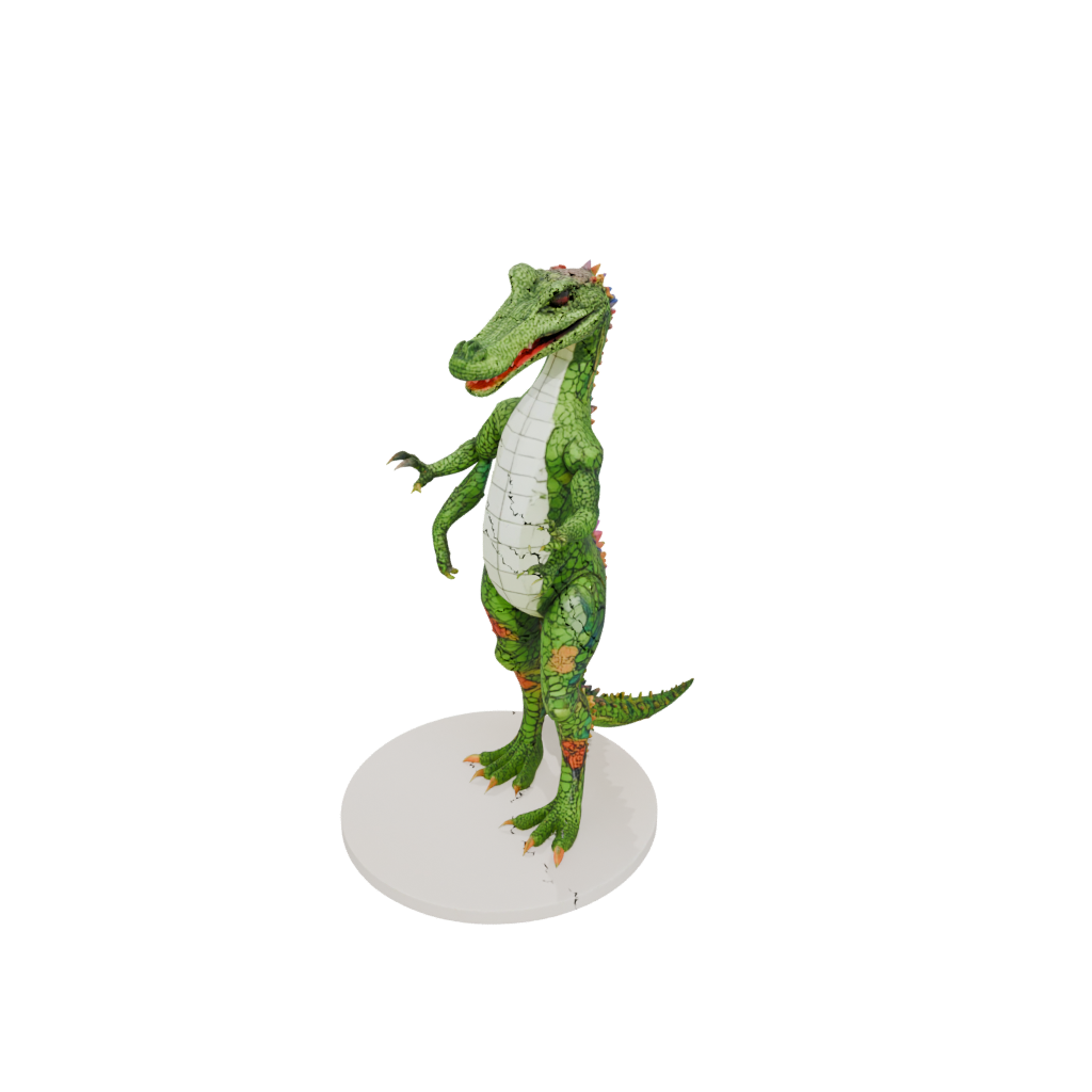 Jumbo Floral Flexi Crocodile