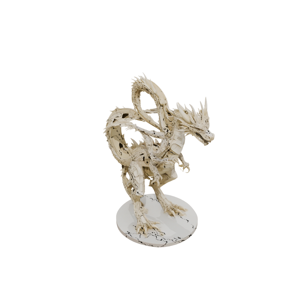 Jumbo Floral Flexi Dragon