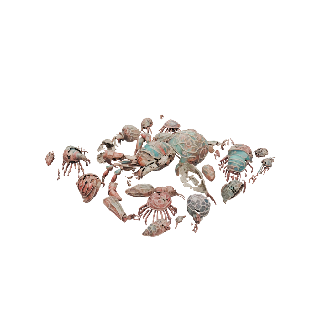 Jumbo Floral Flexi Hermit Crab