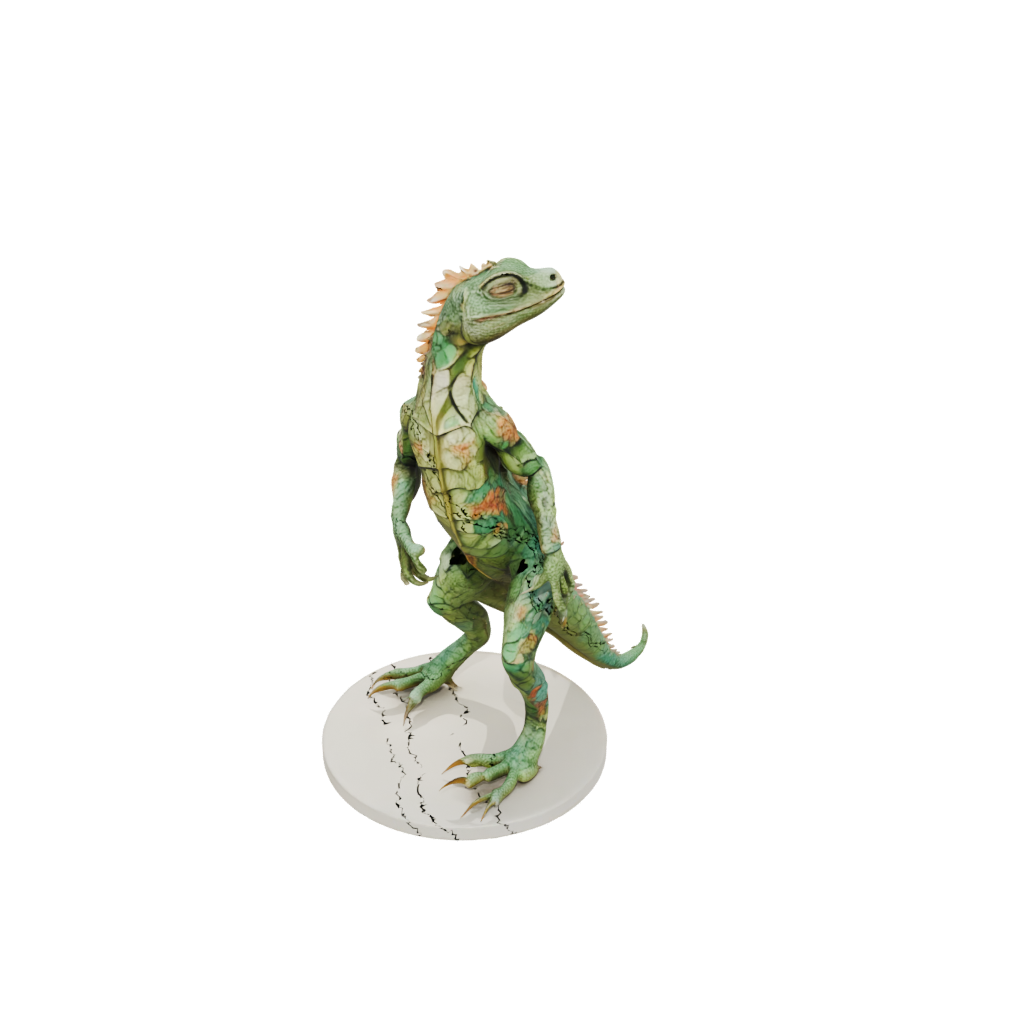Jumbo Floral Flexi Iguana