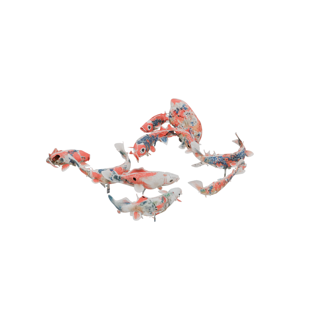Jumbo Floral Flexi Koi Fish