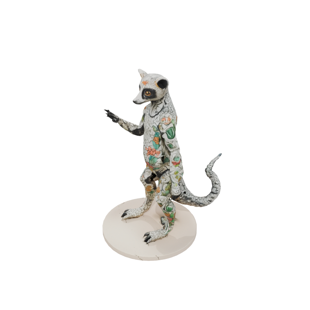 Jumbo Floral Flexi Lemur