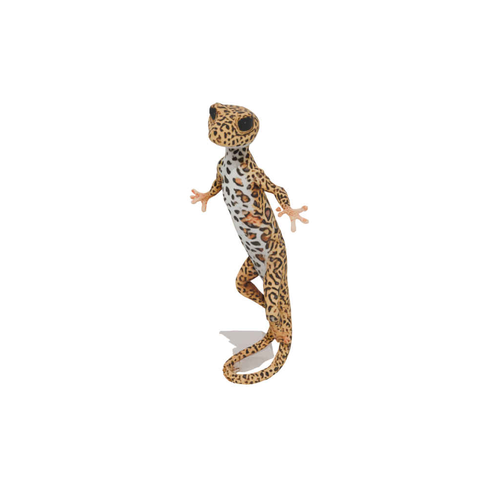 Jumbo Floral Flexi Leopard Gecko