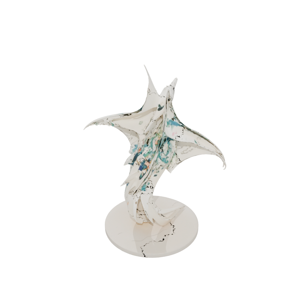 Jumbo Floral Flexi Manta Ray