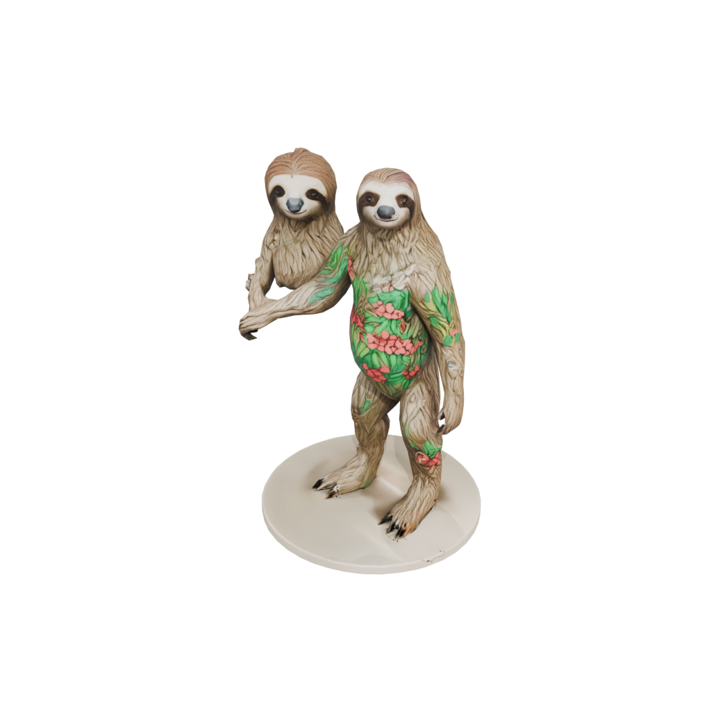 Jumbo Floral Flexi Sloth