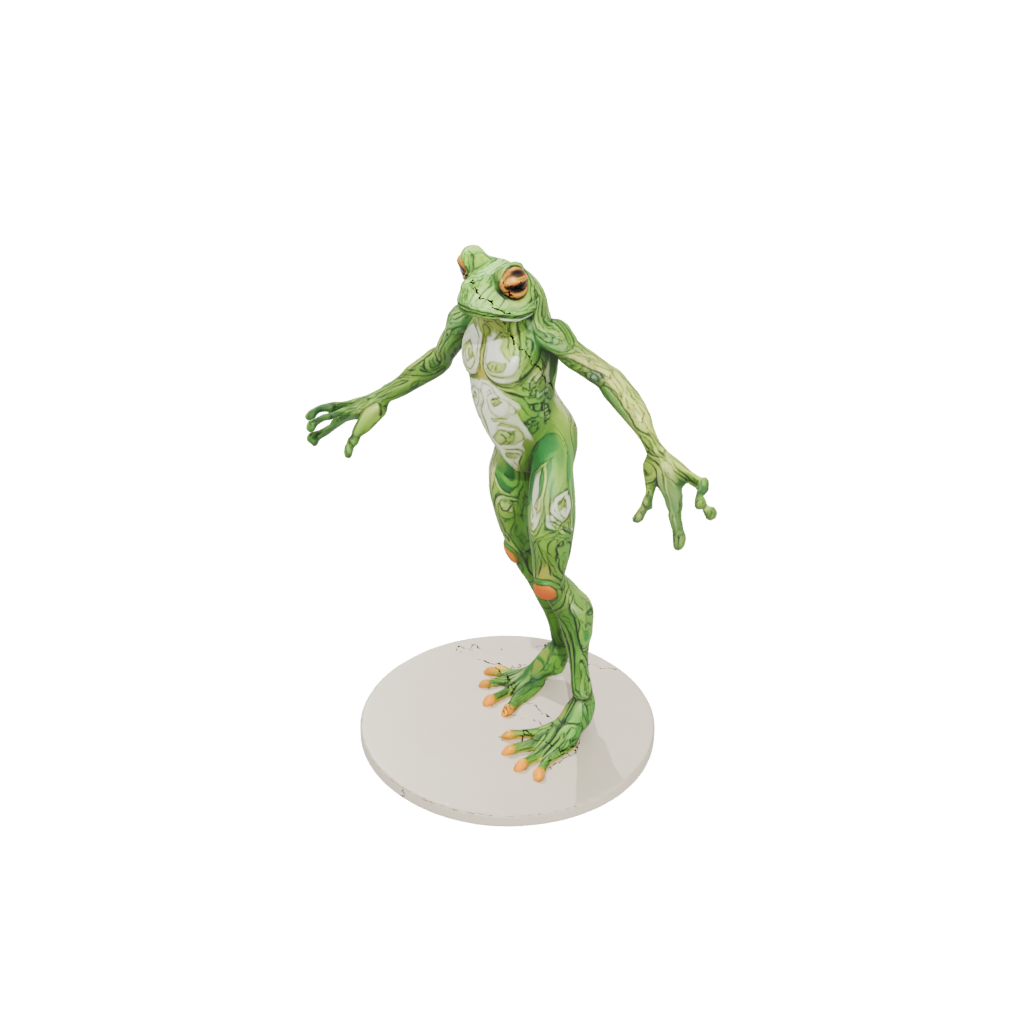 Jumbo Floral Flexi Tree Frog