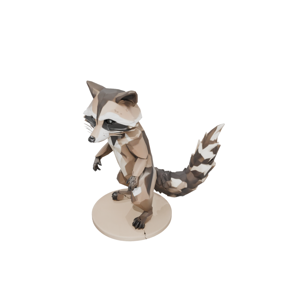 Jumbo Geo Flexi Raccoon