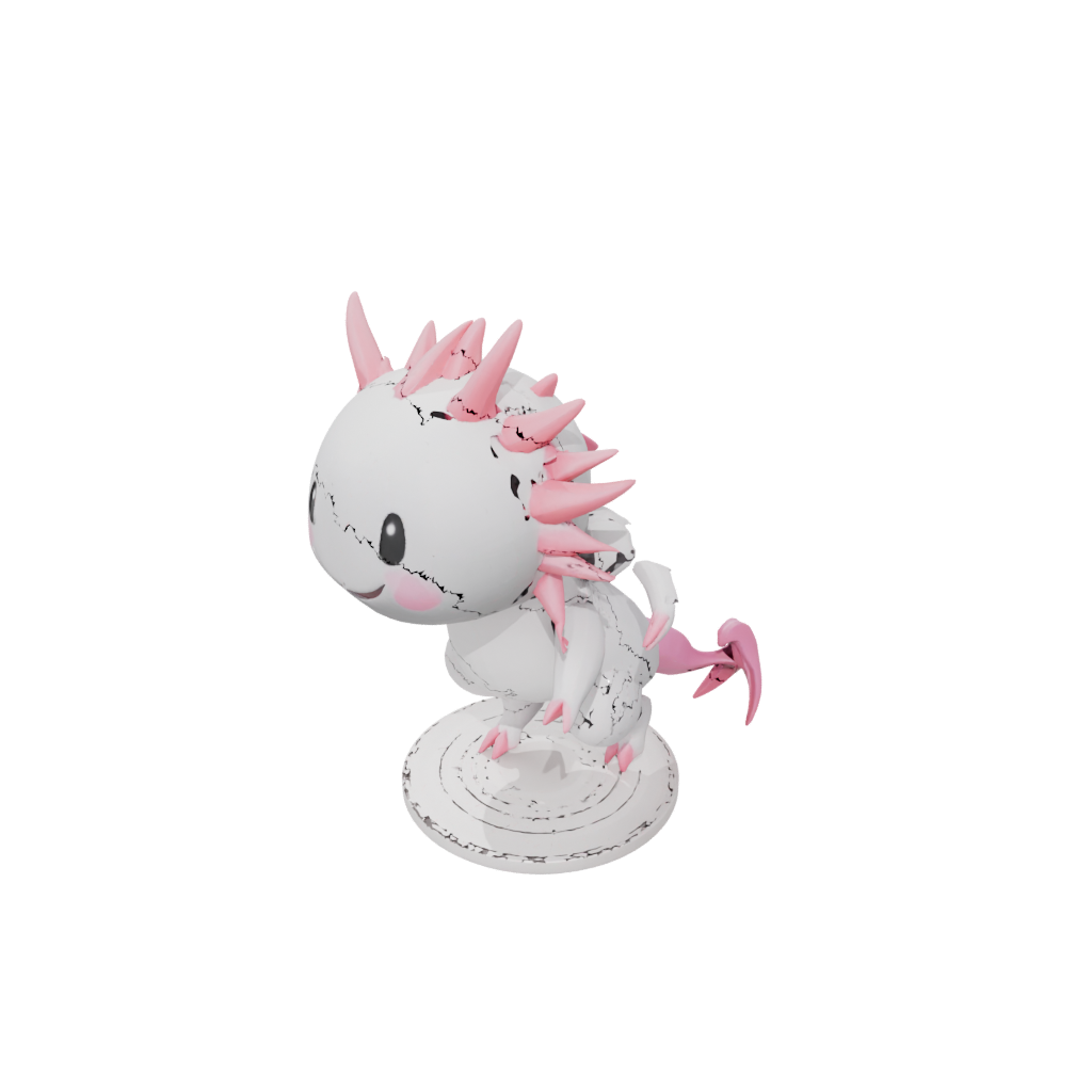 Jumbo Kawaii Flexi Axolotl
