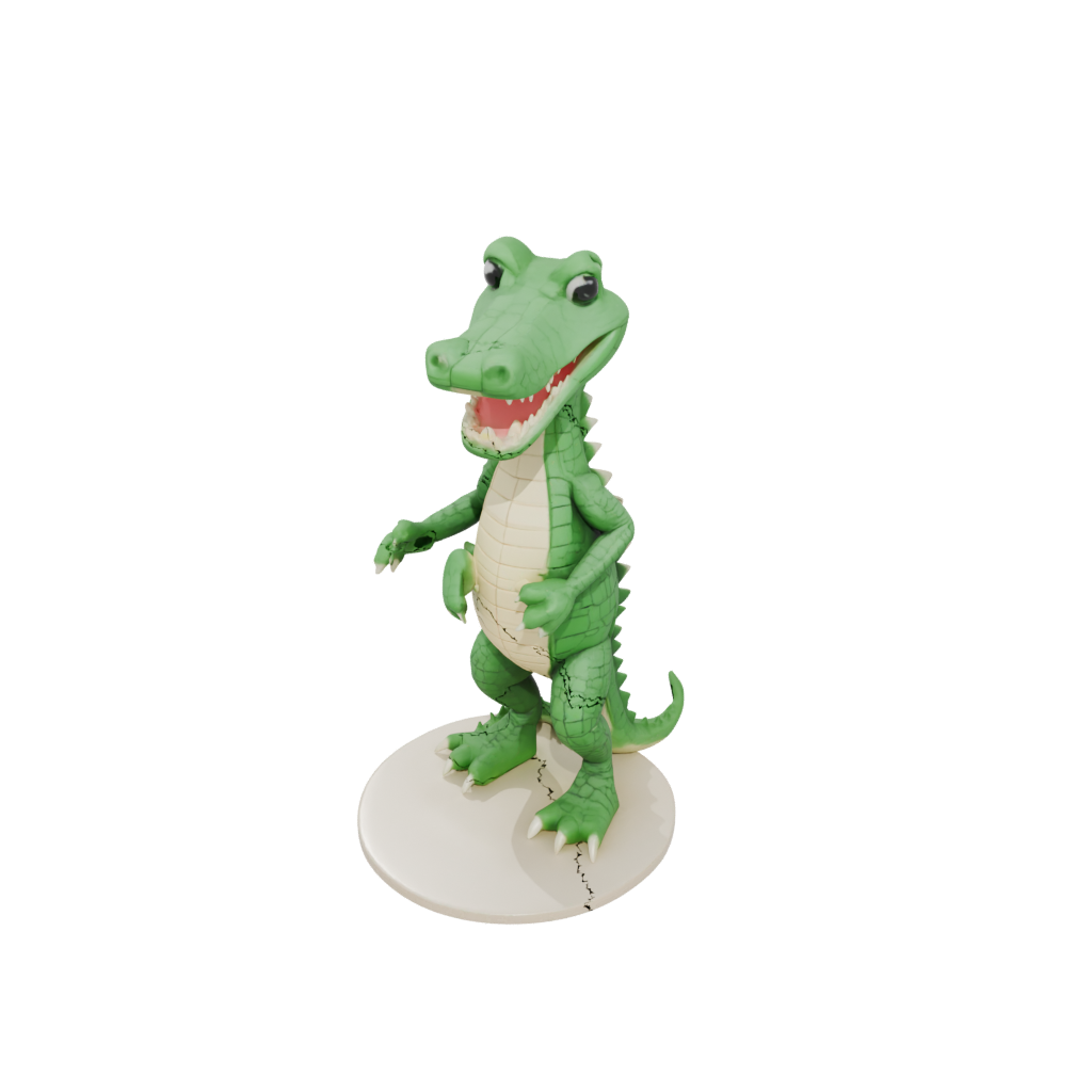 Jumbo Kawaii Flexi Crocodile