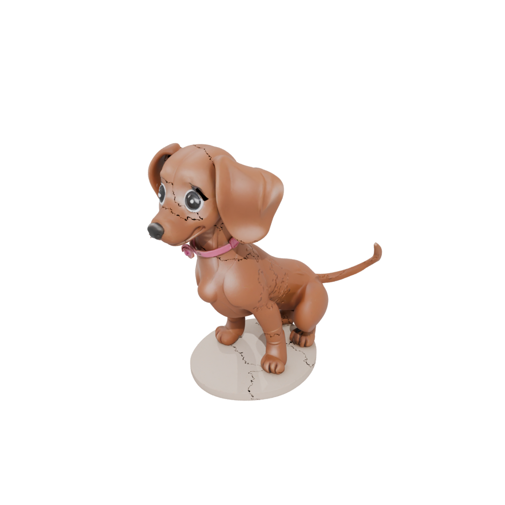 Jumbo Kawaii Flexi Dachshund Dog
