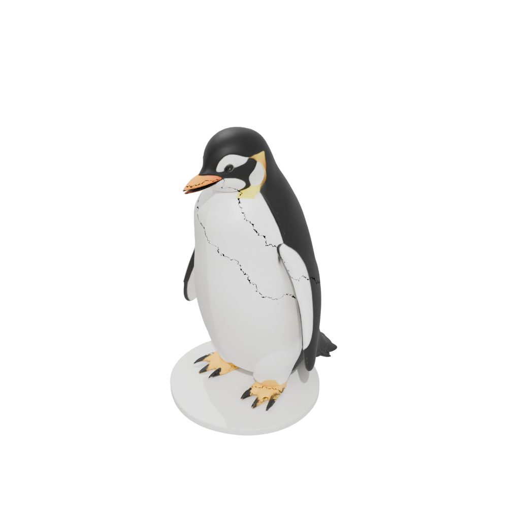 Jumbo Kawaii Flexi Emperor Penguin