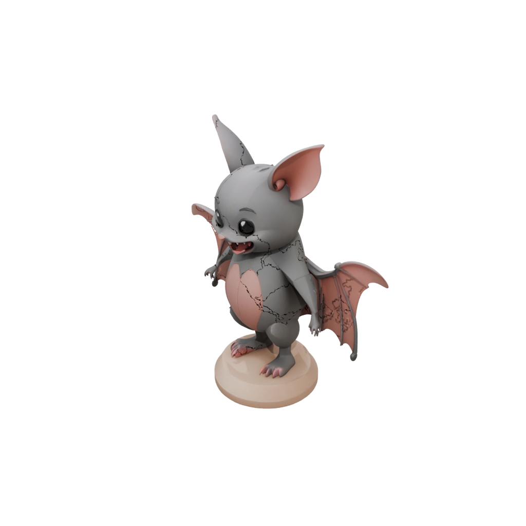 Jumbo Kawaii Flexi Fruit Bat