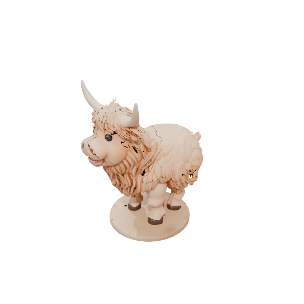 Jumbo Kawaii Flexi Highland Cow