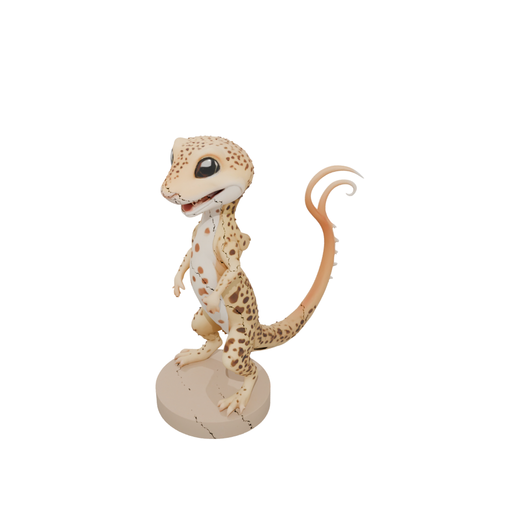 Jumbo Kawaii Flexi Leopard Gecko