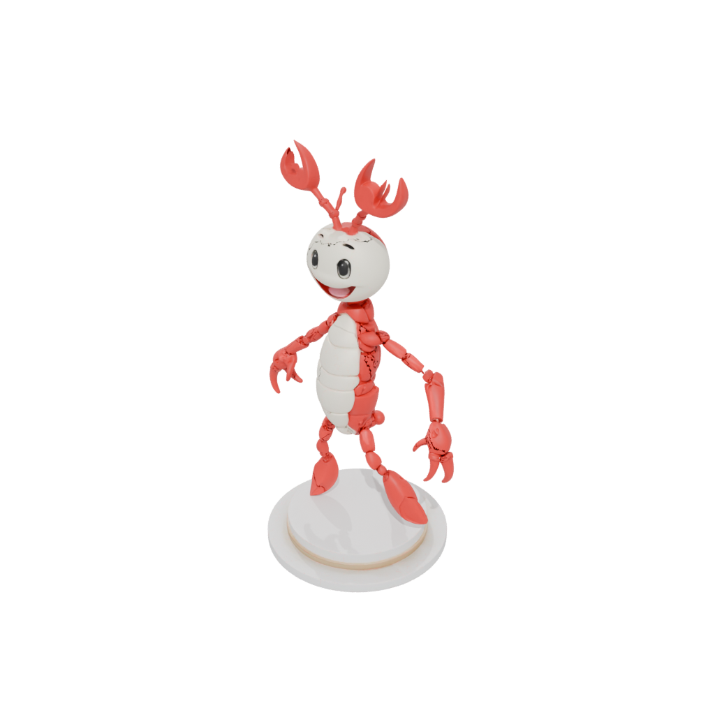Jumbo Kawaii Flexi Lobster